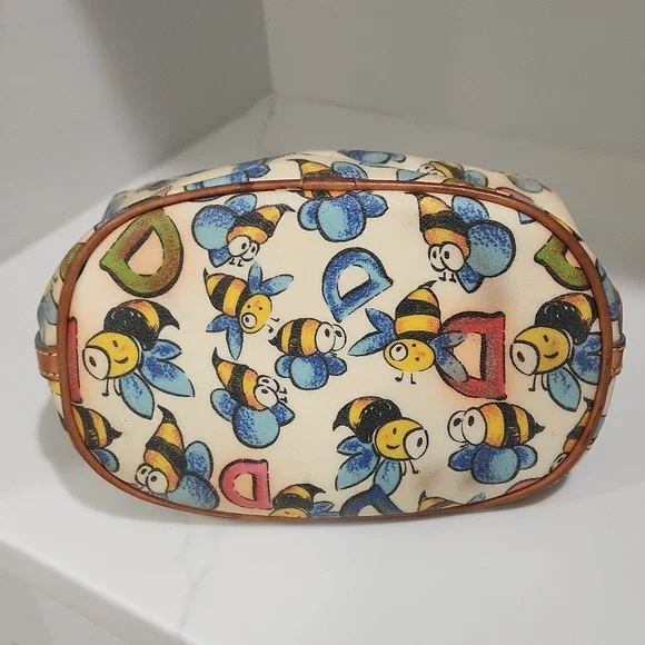 Dooney & Bourke Bees Rainbow zipper
